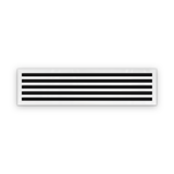 Cryptic Slot 5 slot linear slot diffuser, 42 inch, white