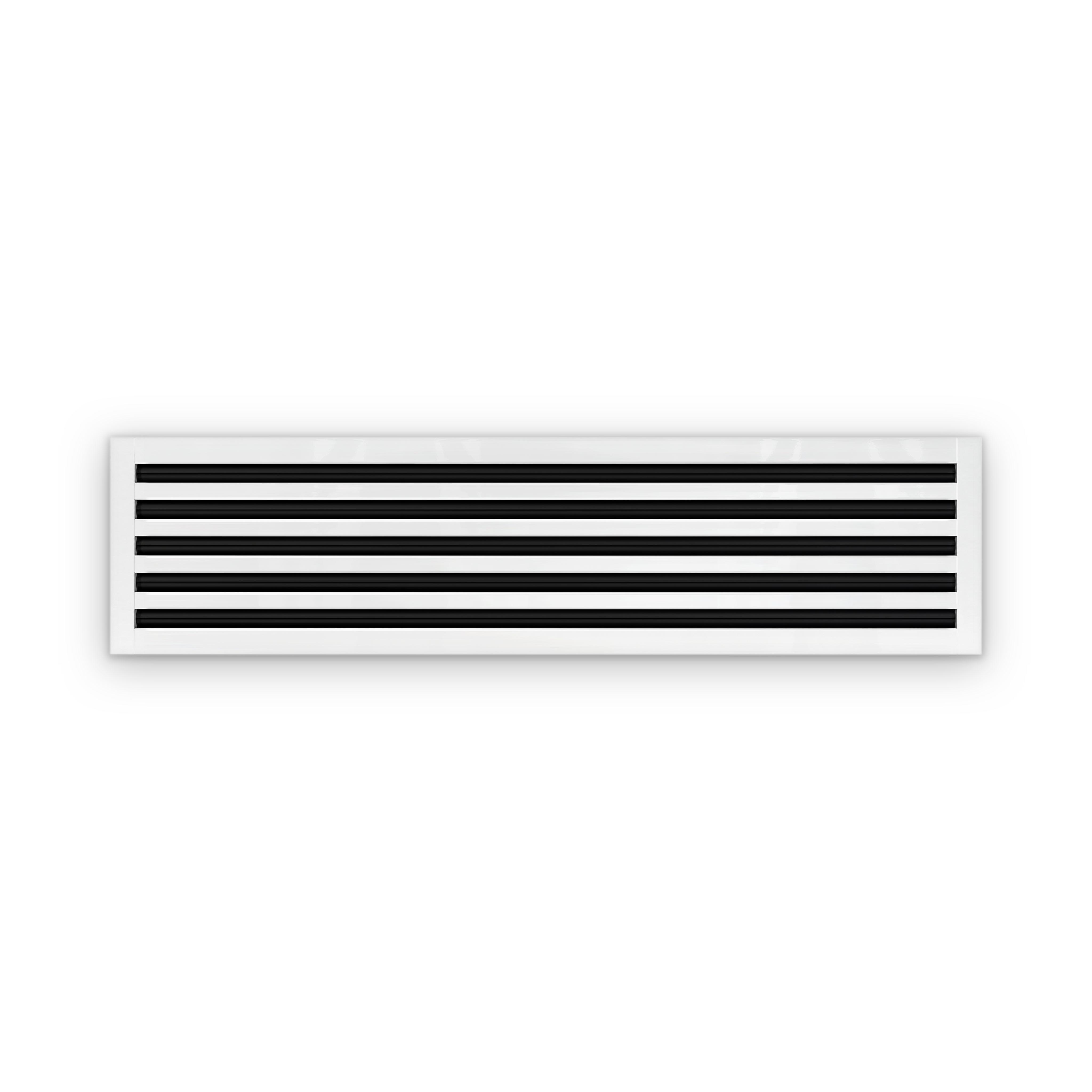 Cryptic Slot 5 slot linear slot diffuser, 44 inch, white
