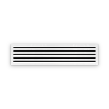 Cryptic Slot 5 slot linear slot diffuser, 46 inch, white