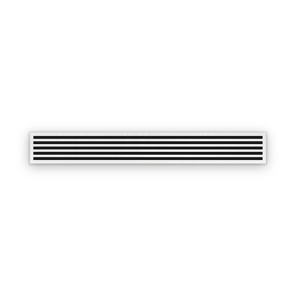 Cryptic Slot 5 slot linear slot diffuser, 84 inch, white