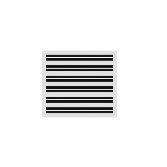 CRYPTIC - 12" Linear Slot Diffuser - 6 Slot -  Modern Air Vent Cover for Ceiling, Wall or Floor