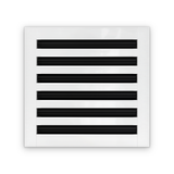 Cryptic Slot 6 slot linear slot diffuser, 12 inch, white