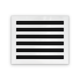 Cryptic Slot 6 slot linear slot diffuser, 14 inch, white