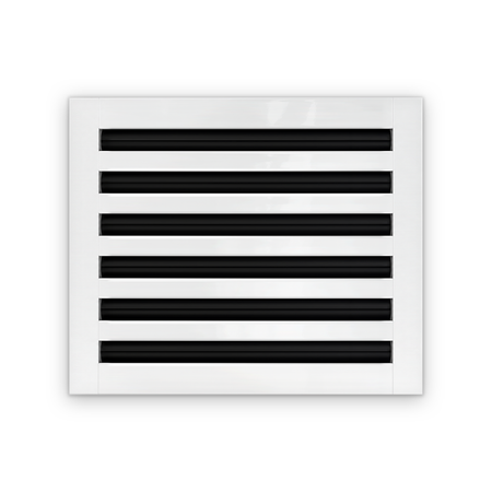 Cryptic Slot 6 slot linear slot diffuser, 14 inch, white