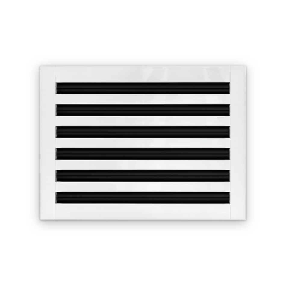 Cryptic Slot 6 slot linear slot diffuser, 16 inch, white