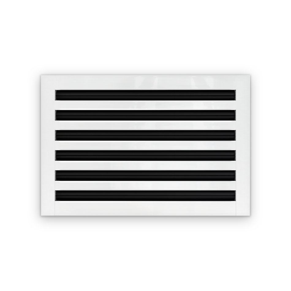 Cryptic Slot 6 slot linear slot diffuser, 18 inch, white
