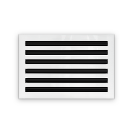 Cryptic Slot 6 slot linear slot diffuser, 18 inch, white