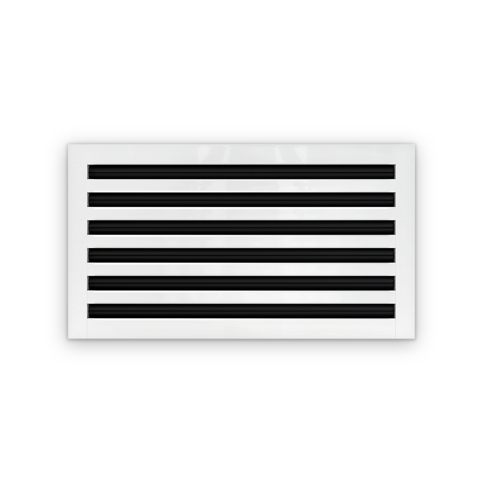 Cryptic Slot 6 slot linear slot diffuser, 22 inch, white