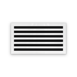 Cryptic Slot 6 slot linear slot diffuser, 22 inch, white