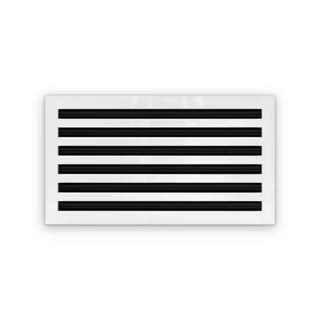 Cryptic Slot 6 slot linear slot diffuser, 22 inch, white