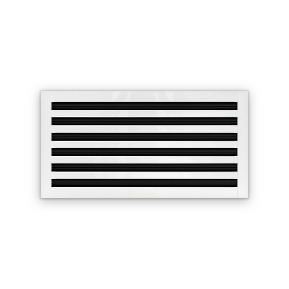Cryptic Slot 6 slot linear slot diffuser, 24 inch, white