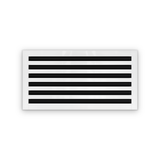 Cryptic Slot 6 slot linear slot diffuser, 24 inch, white