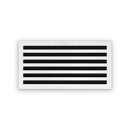 Cryptic Slot 6 slot linear slot diffuser, 24 inch, white