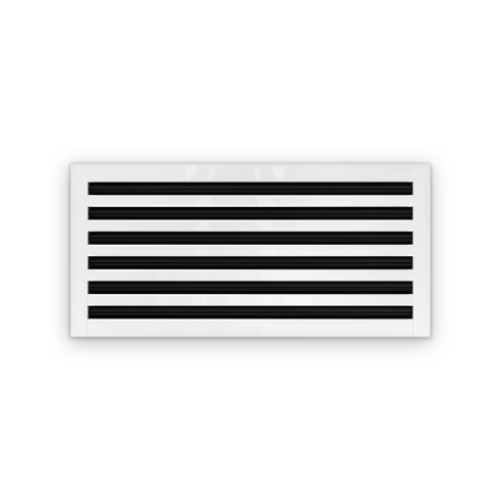 Cryptic Slot 6 slot linear slot diffuser, 26 inch, white