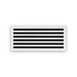 Cryptic Slot 6 slot linear slot diffuser, 28 inch, white
