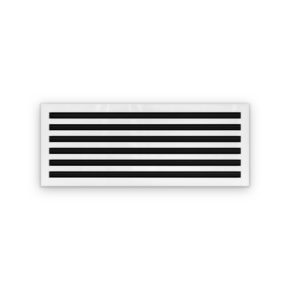 Cryptic Slot 6 slot linear slot diffuser, 32 inch, white