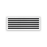 Cryptic Slot 6 slot linear slot diffuser, 32 inch, white