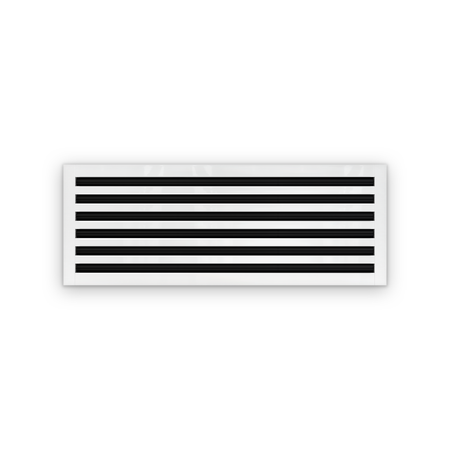 Cryptic Slot 6 slot linear slot diffuser, 34 inch, white
