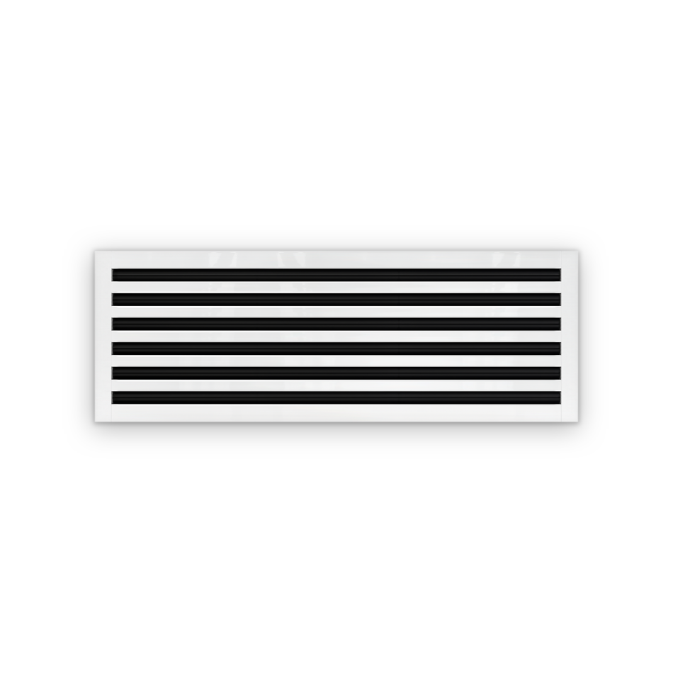 Cryptic Slot 6 slot linear slot diffuser, 36 inch, white
