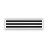 Cryptic Slot 6 slot linear slot diffuser, 46 inch, white