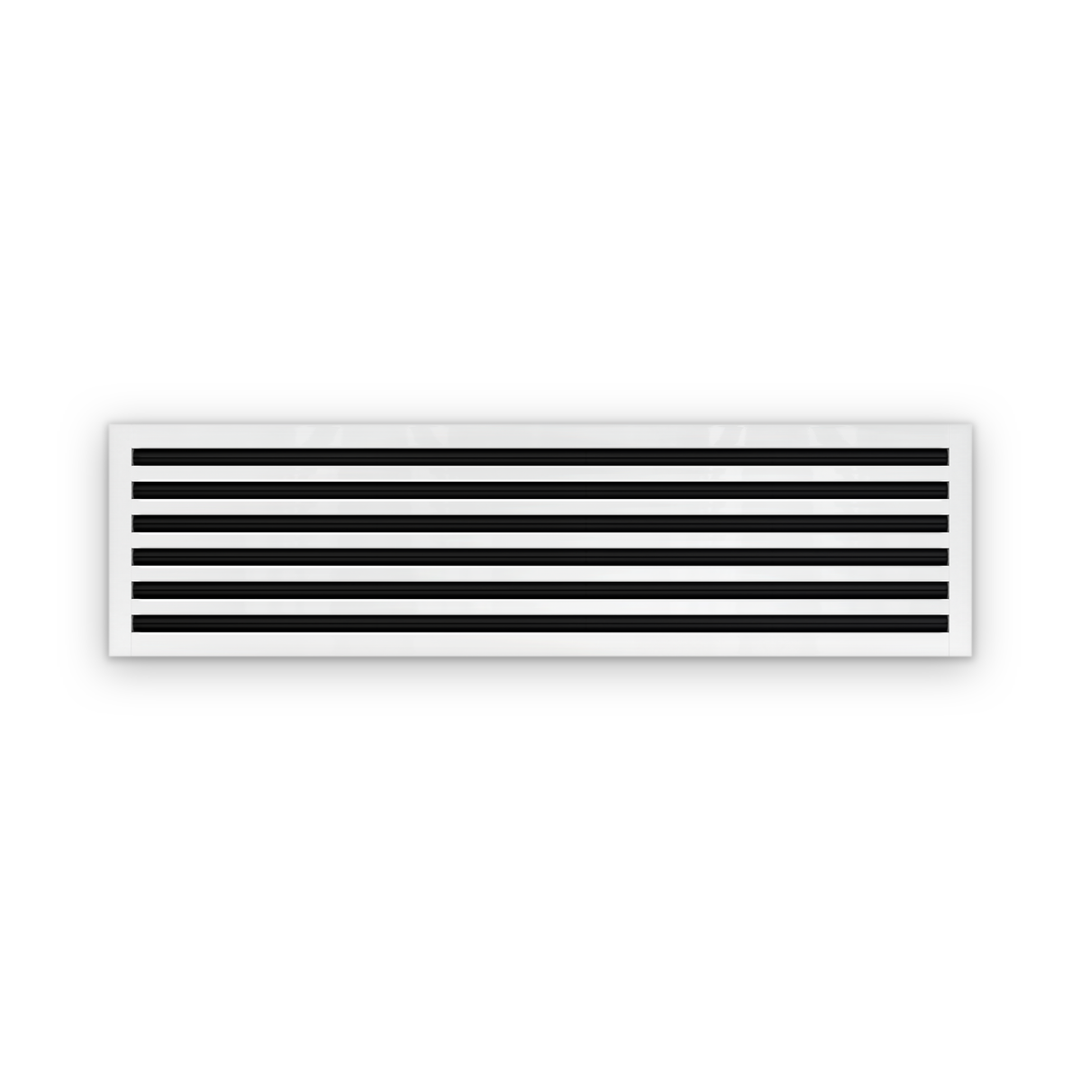 Cryptic Slot 6 slot linear slot diffuser, 48 inch, white