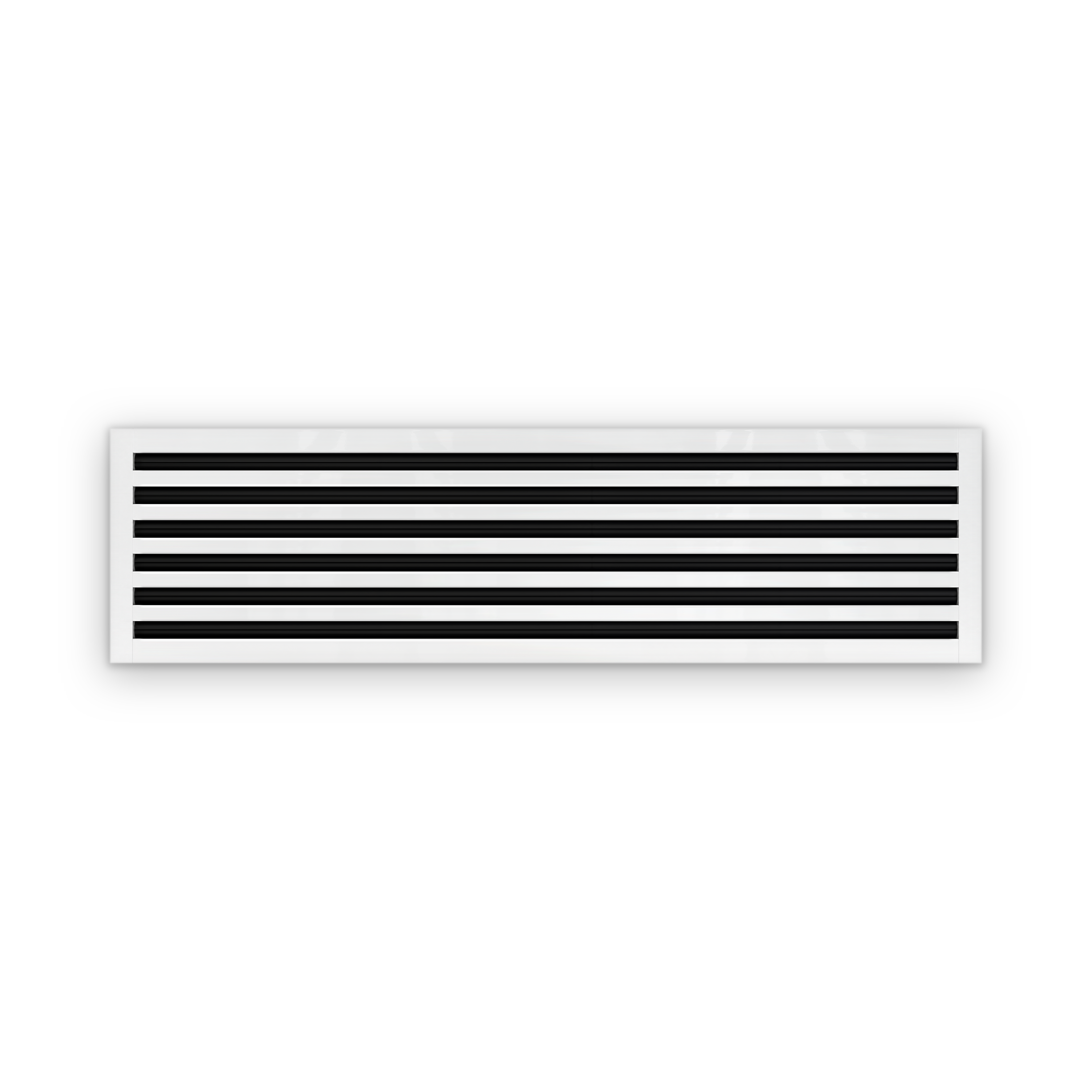 Cryptic Slot 6 slot linear slot diffuser, 48 inch, white