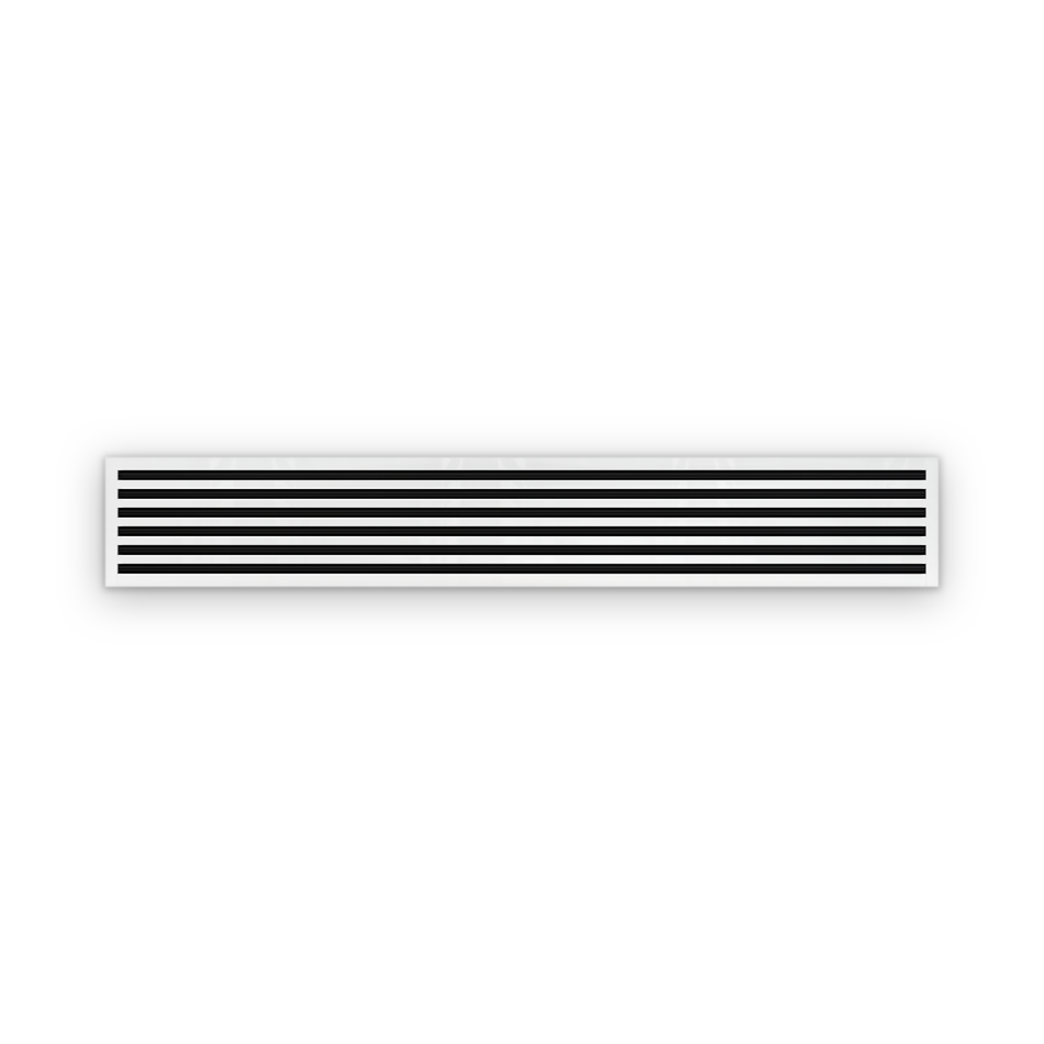 Cryptic Slot 6 slot linear slot diffuser, 84 inch, white