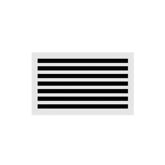 CRYPTIC - 14" Linear Slot Diffuser - 7 Slot -  Modern Air Vent Cover for Ceiling, Wall or Floor