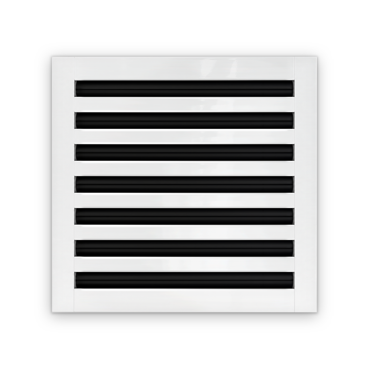 Cryptic Slot 7 slot linear slot diffuser, 14 inch, white