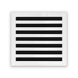 Cryptic Slot 7 slot linear slot diffuser, 14 inch, white