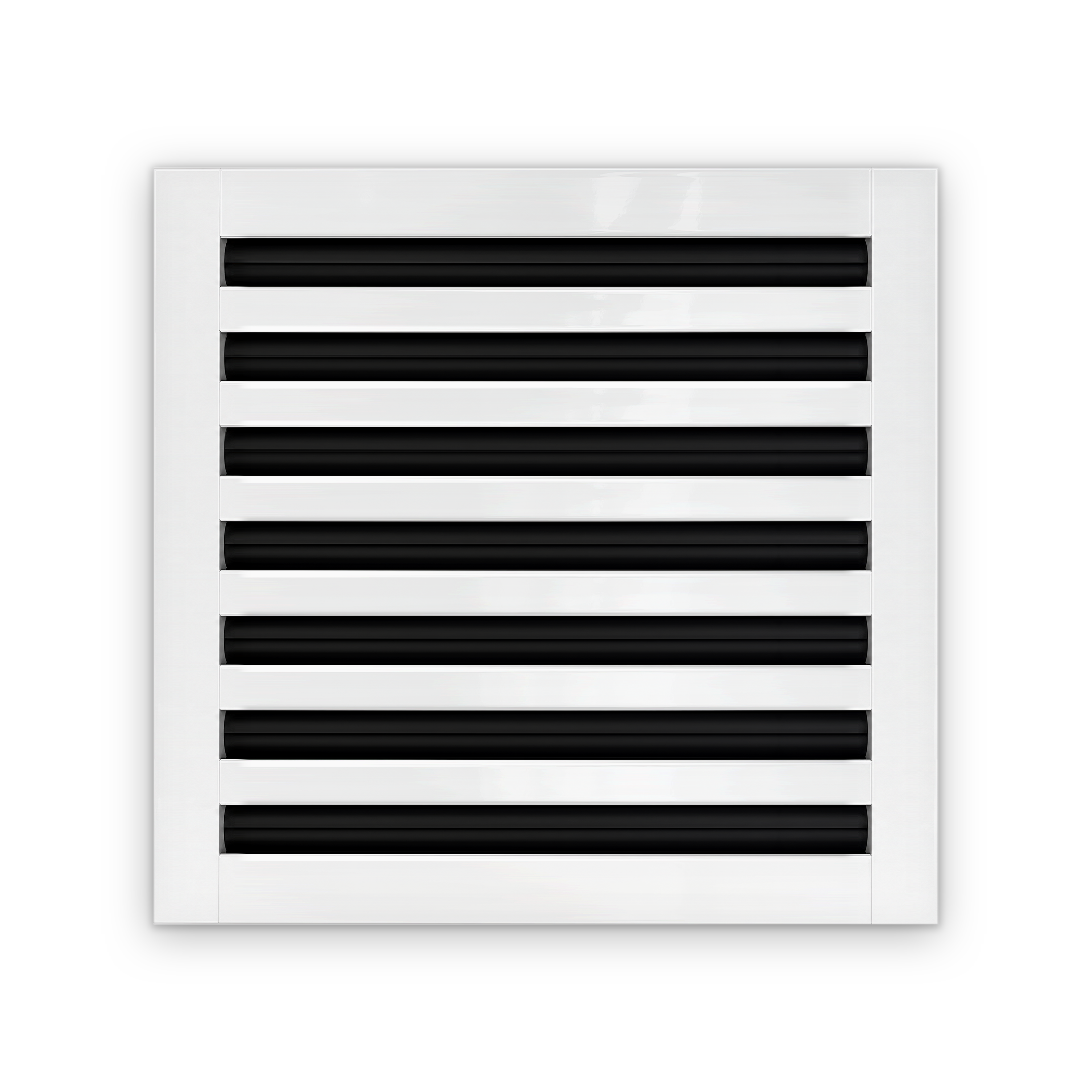 Cryptic Slot 7 slot linear slot diffuser, 14 inch, white