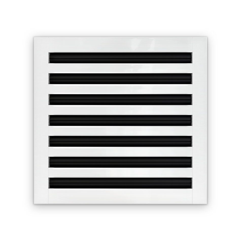 Cryptic Slot 7 slot linear slot diffuser, 14 inch, white