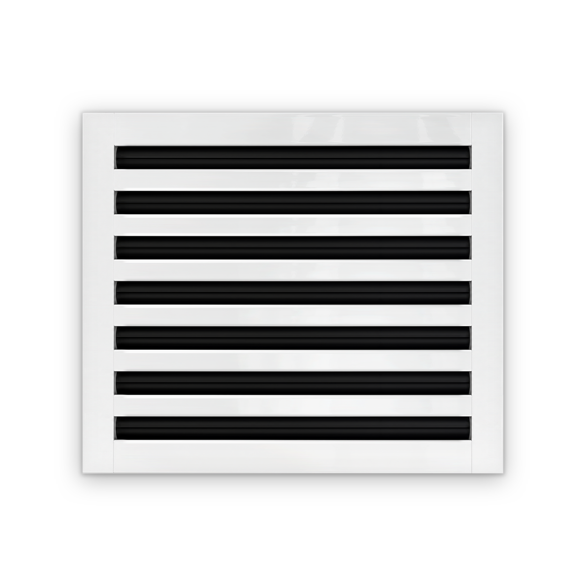 Cryptic Slot 7 slot linear slot diffuser, 16 inch, white