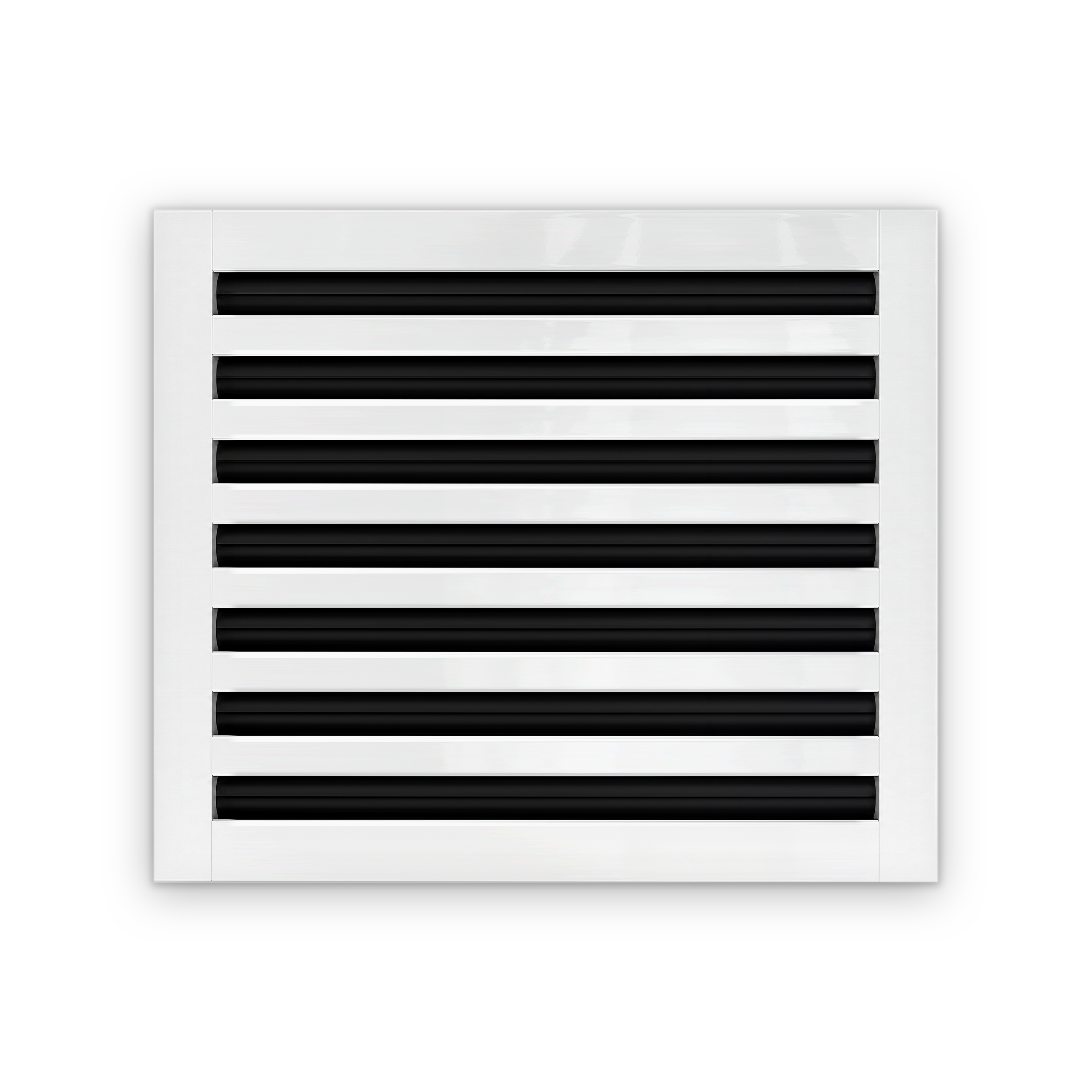 Cryptic Slot 7 slot linear slot diffuser, 16 inch, white
