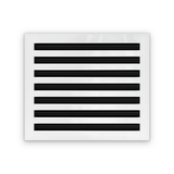 Cryptic Slot 7 slot linear slot diffuser, 16 inch, white