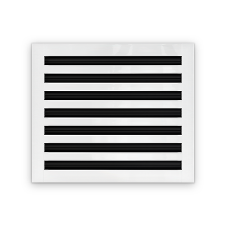 Cryptic Slot 7 slot linear slot diffuser, 16 inch, white