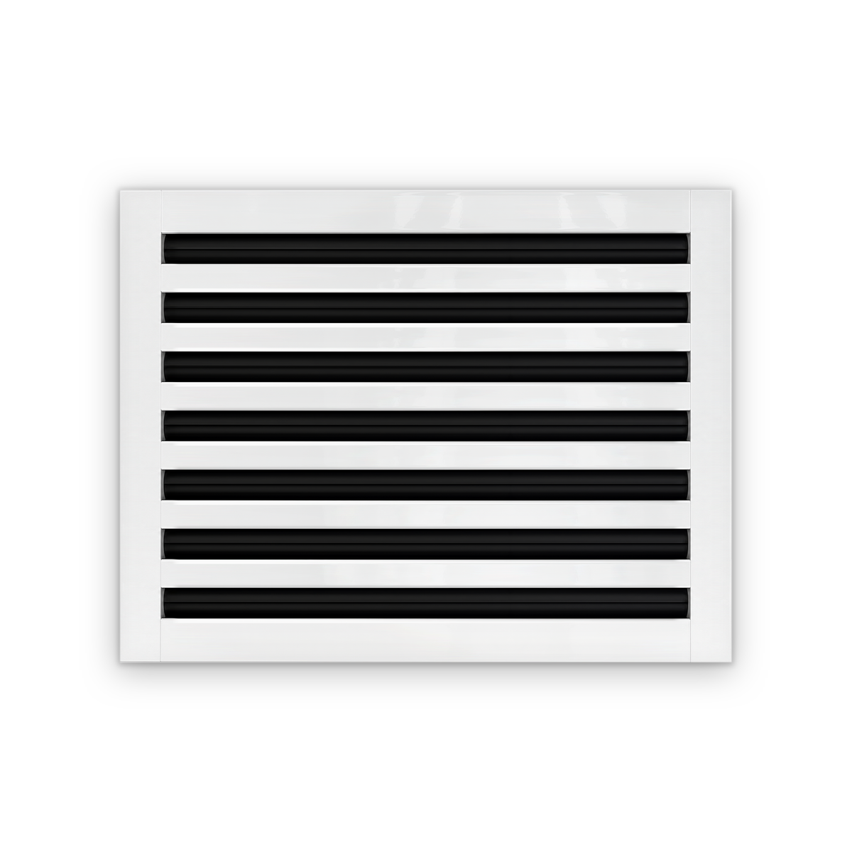 Cryptic Slot 7 slot linear slot diffuser, 18 inch, white