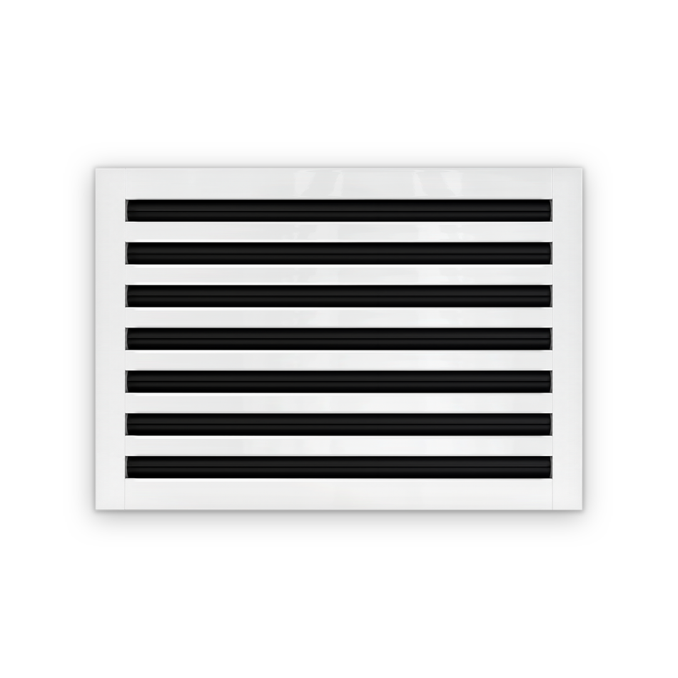 Cryptic Slot 7 slot linear slot diffuser, 20 inch, white