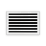 Cryptic Slot 7 slot linear slot diffuser, 20 inch, white