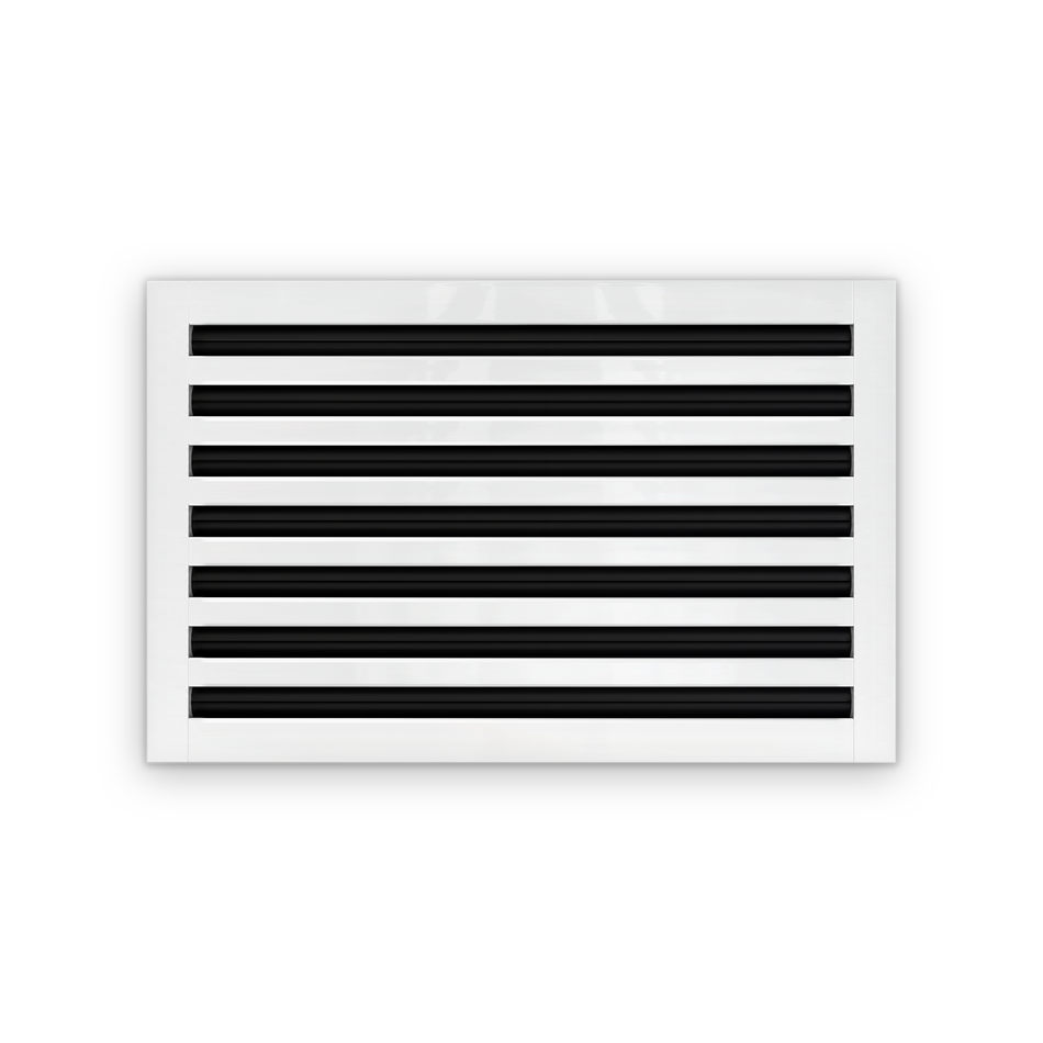 Cryptic Slot 7 slot linear slot diffuser, 22 inch, white