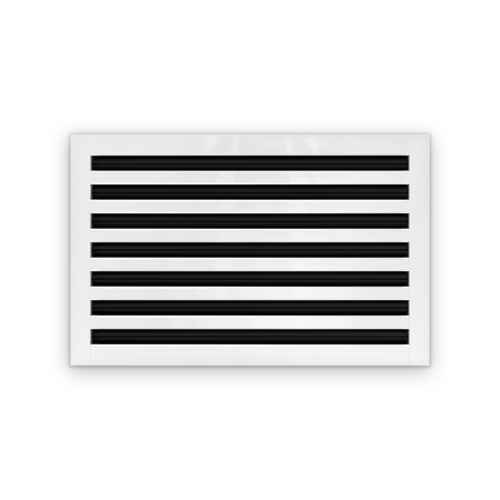 Cryptic Slot 7 slot linear slot diffuser, 22 inch, white