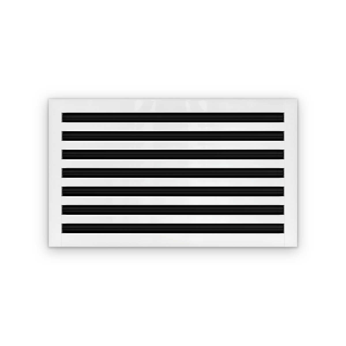 Cryptic Slot 7 slot linear slot diffuser, 24 inch, white