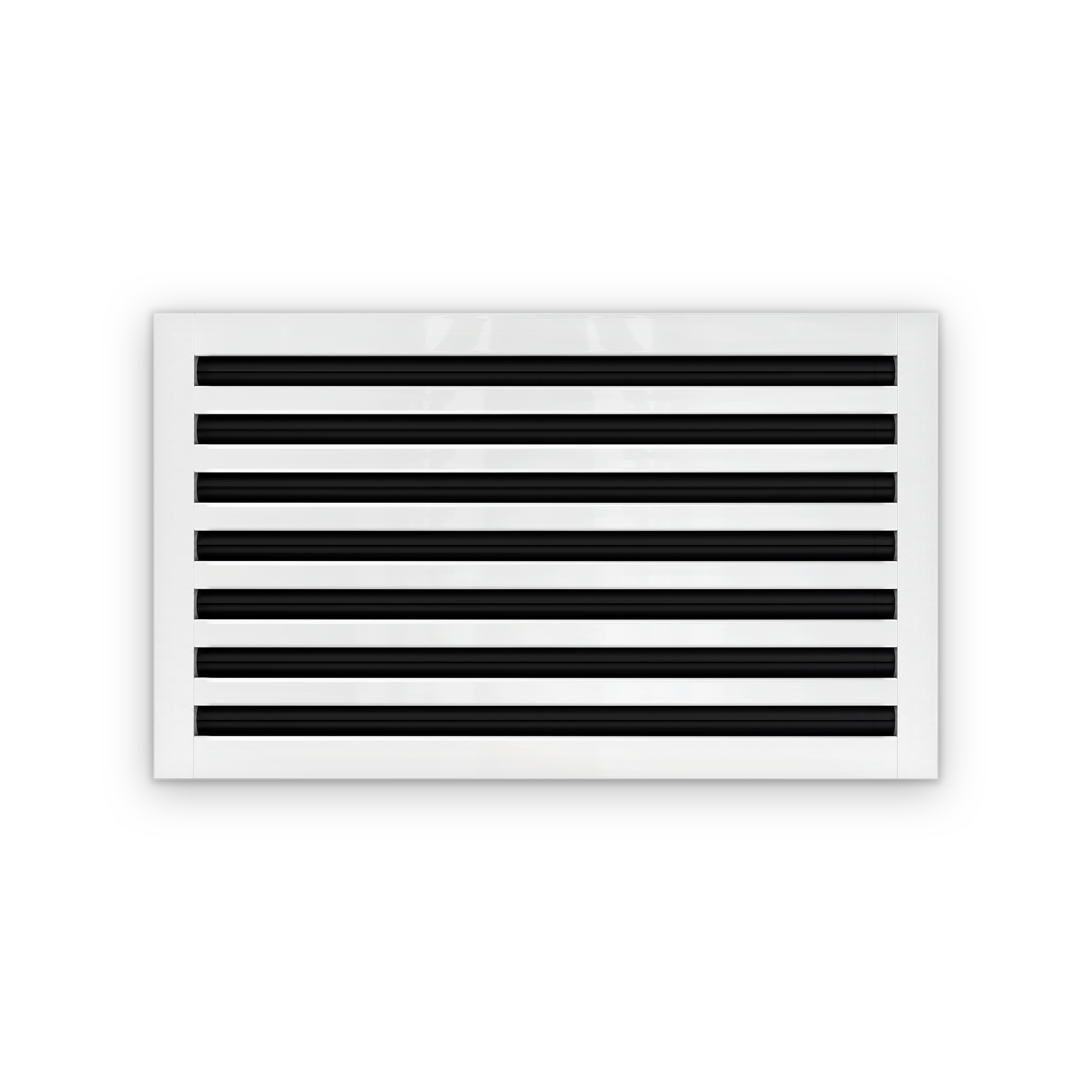 Cryptic Slot 7 slot linear slot diffuser, 24 inch, white
