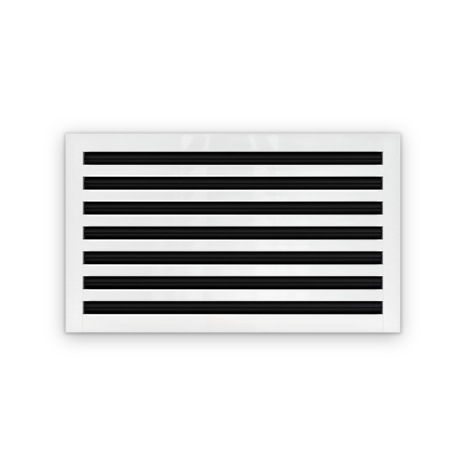 Cryptic Slot 7 slot linear slot diffuser, 24 inch, white