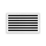 Cryptic Slot 7 slot linear slot diffuser, 24 inch, white