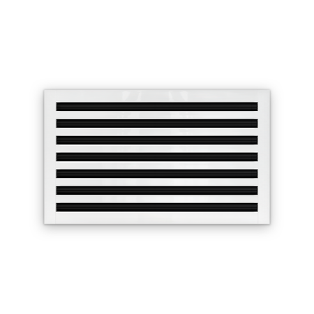 Cryptic Slot 7 slot linear slot diffuser, 24 inch, white