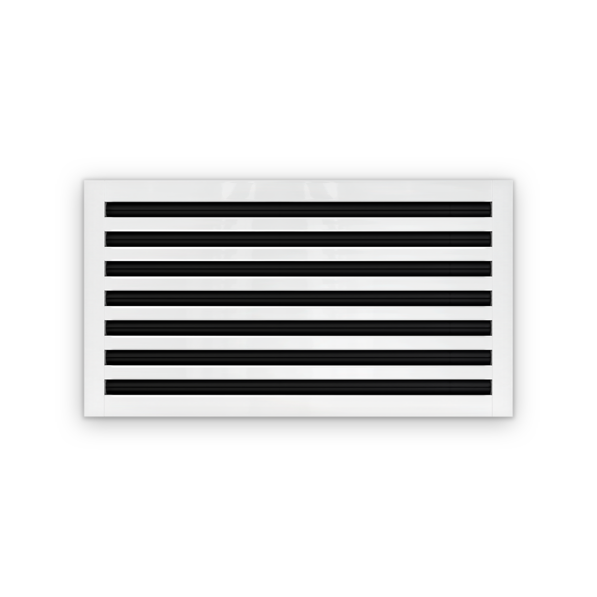 Cryptic Slot 7 slot linear slot diffuser, 26 inch, white