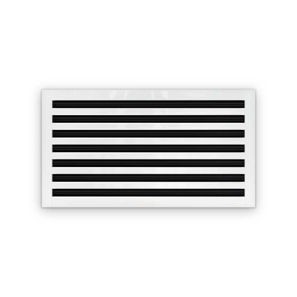 Cryptic Slot 7 slot linear slot diffuser, 26 inch, white