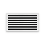 Cryptic Slot 7 slot linear slot diffuser, 26 inch, white