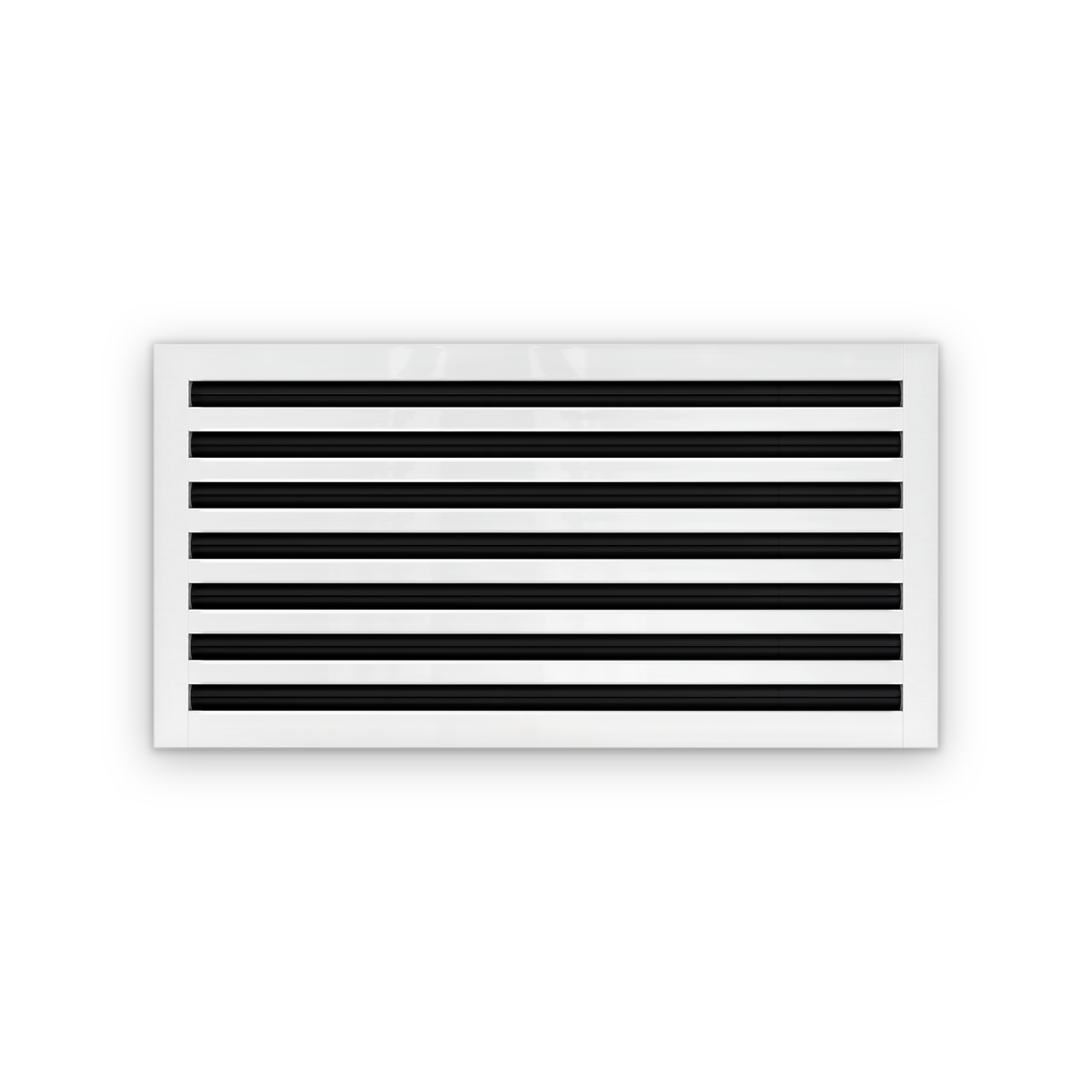 Cryptic Slot 7 slot linear slot diffuser, 28 inch, white